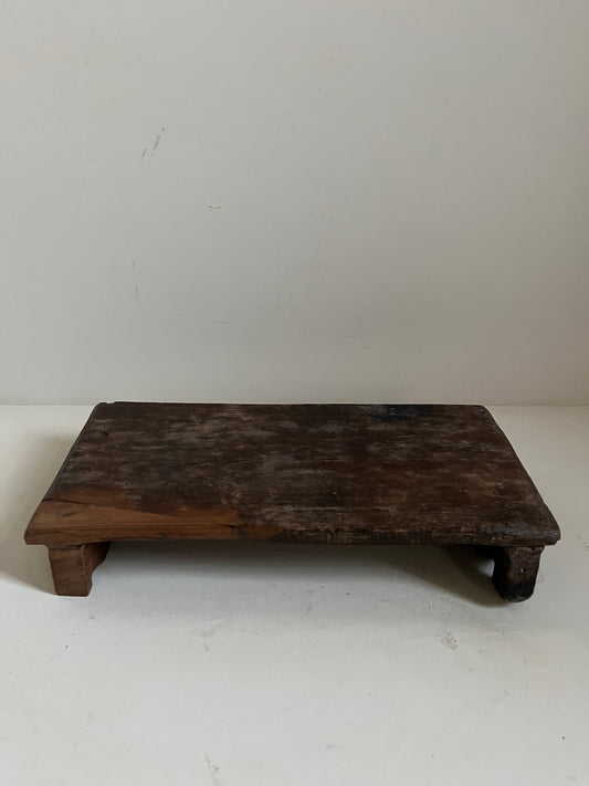 Vintage Stained Wood Bajot Riser VIII