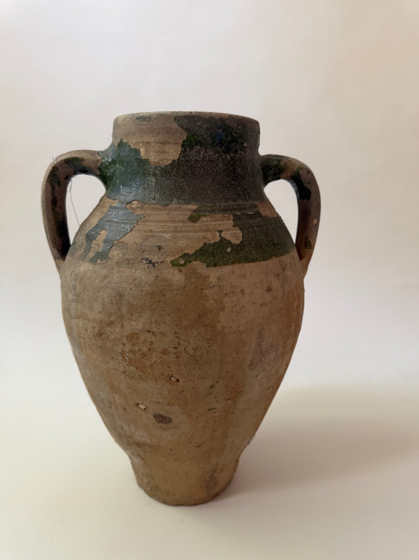 Konya Pot - Natural & Verdant Green