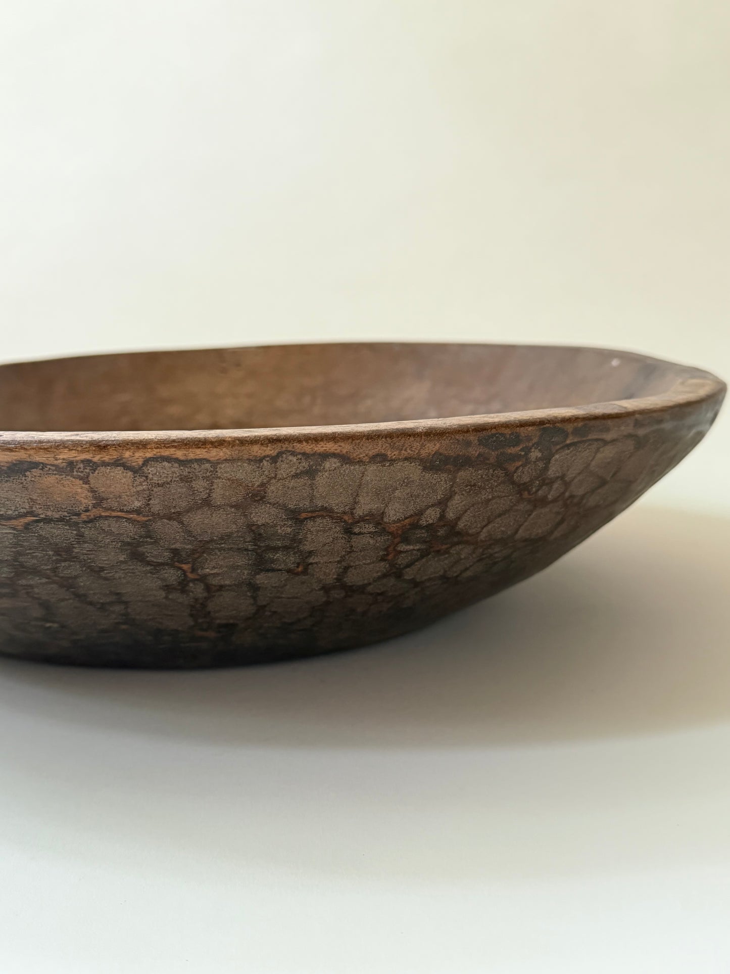 Vintage Wood Bowl - Dark II