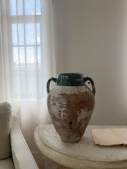Konya Pot - Beyaz Patina