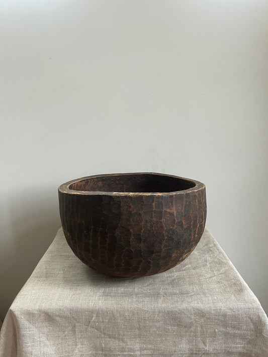 Antique Carved Bowl I