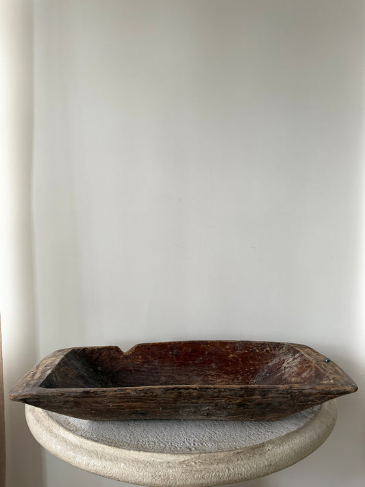 Large Antique Dough Bowl I