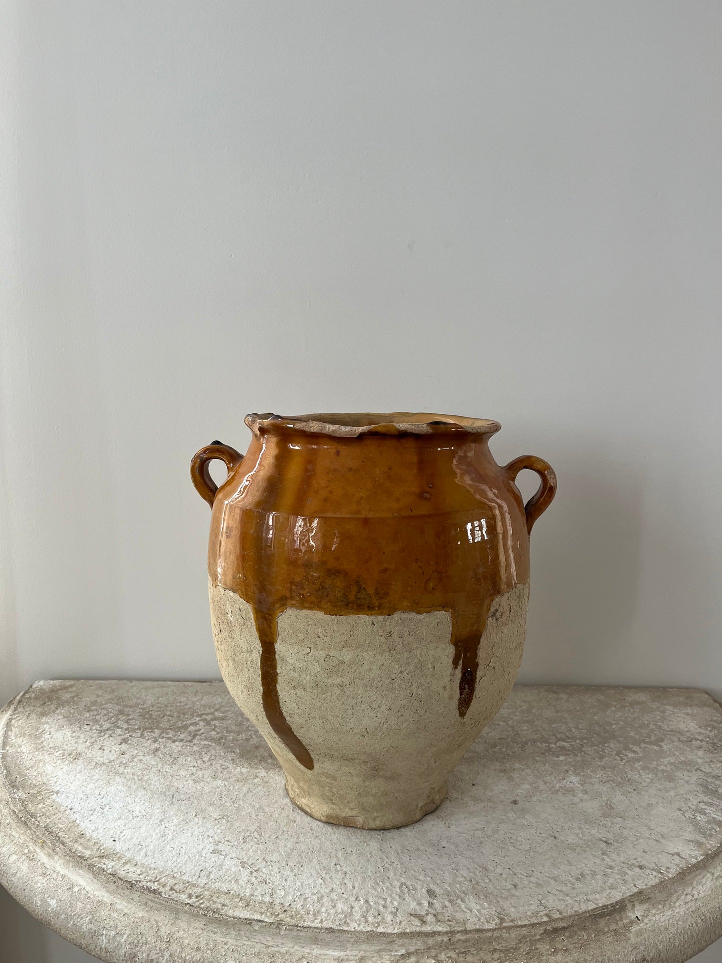 Antique French Confit Pot