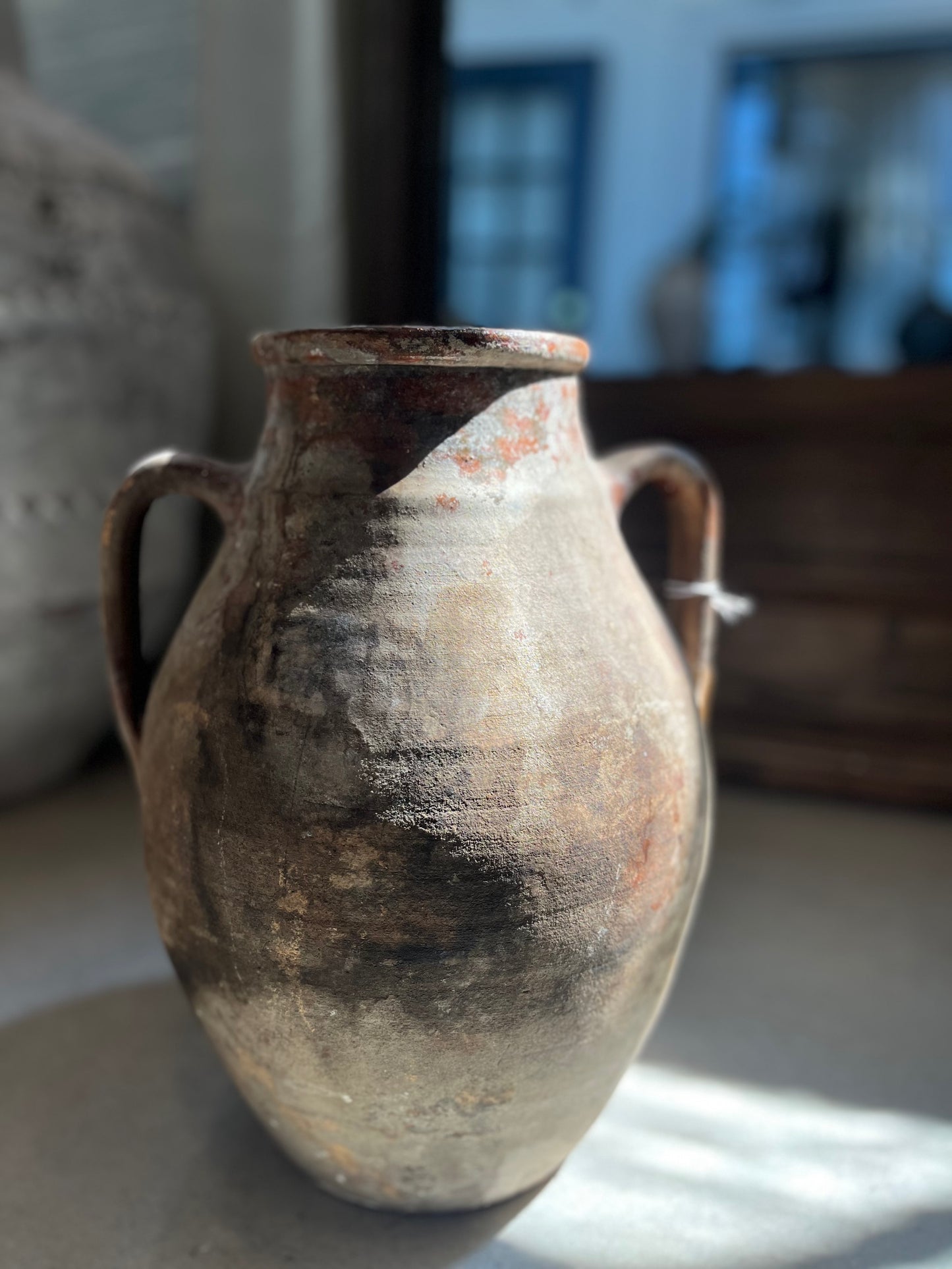 Lotus vintage brown Konya drip pot