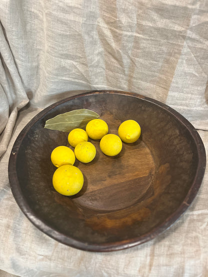 Small vintage carved bowl