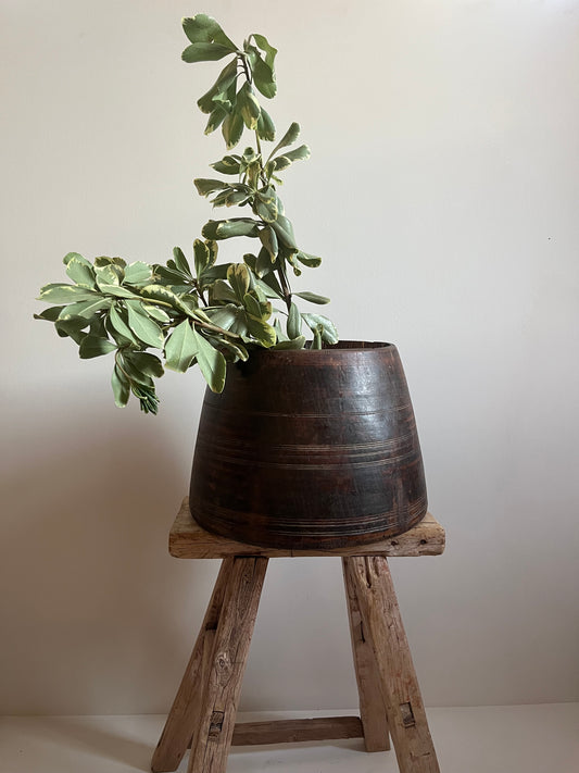 Wood Planter Pot No. 003