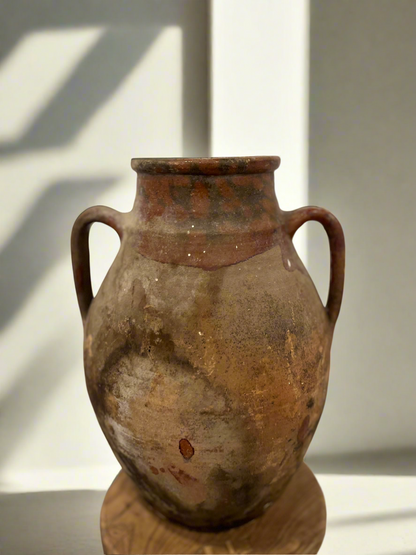Lotus vintage brown Konya drip pot
