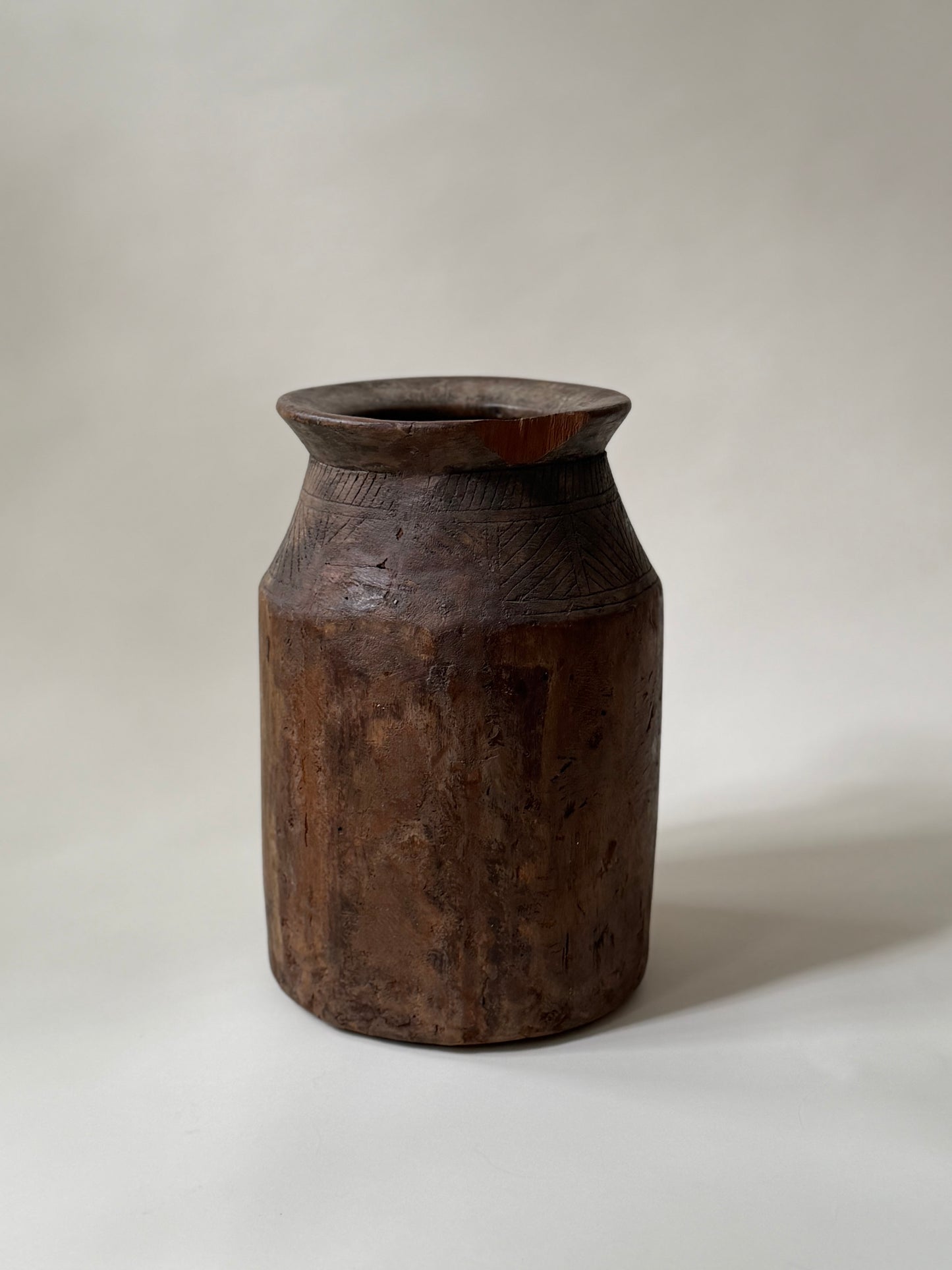 Found Wood Vessel