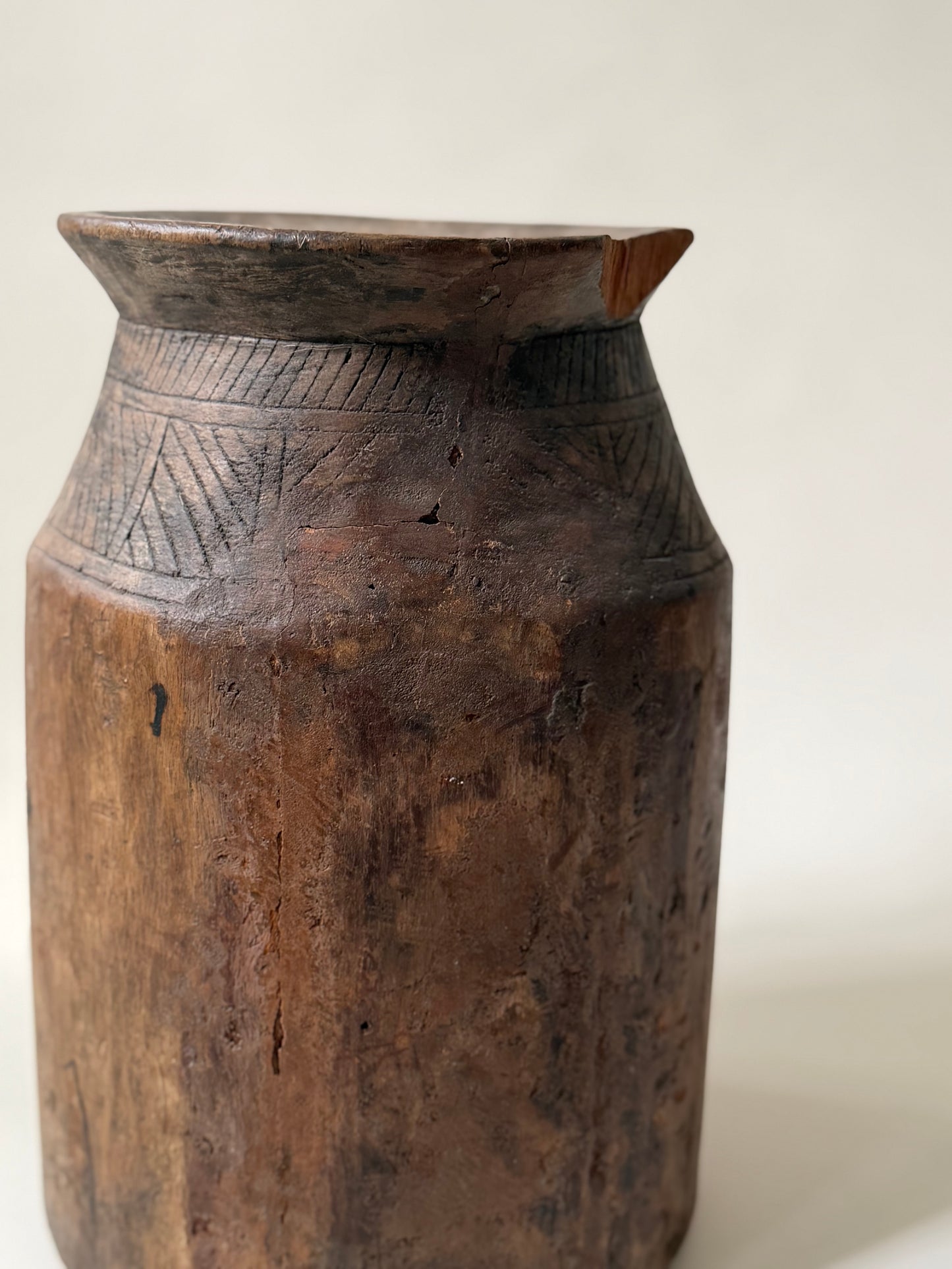 Found Wood Vessel