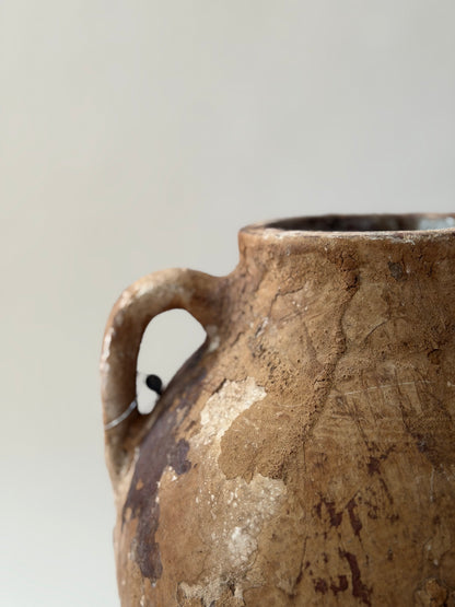 Double Handled Vessel - Brown Texture