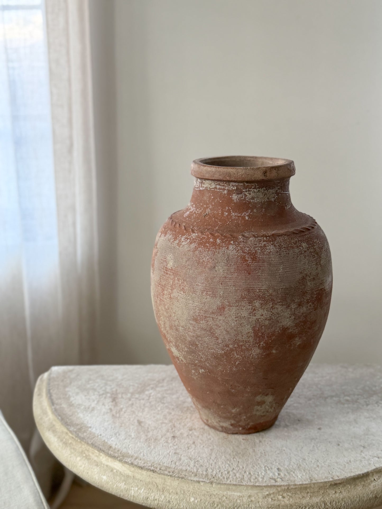 Belted Terracotta Vessel