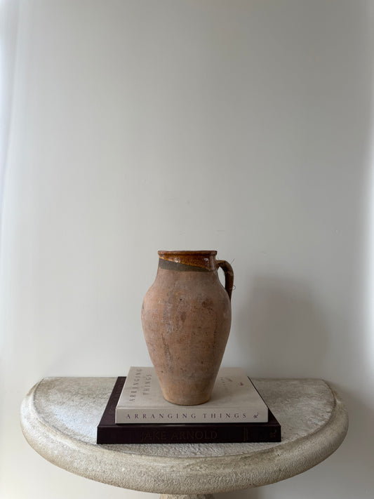 Mustard Rim Vintage Konya Pot