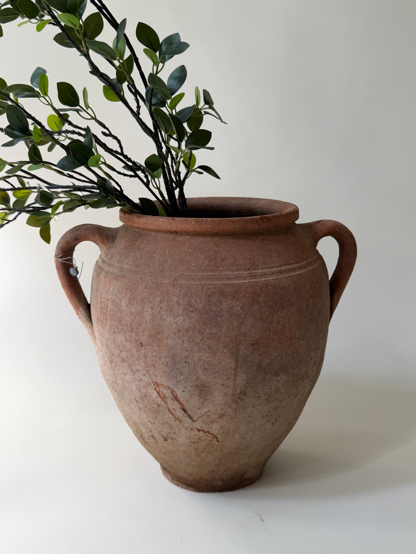 2 Handle Terracotta Vessel - VII