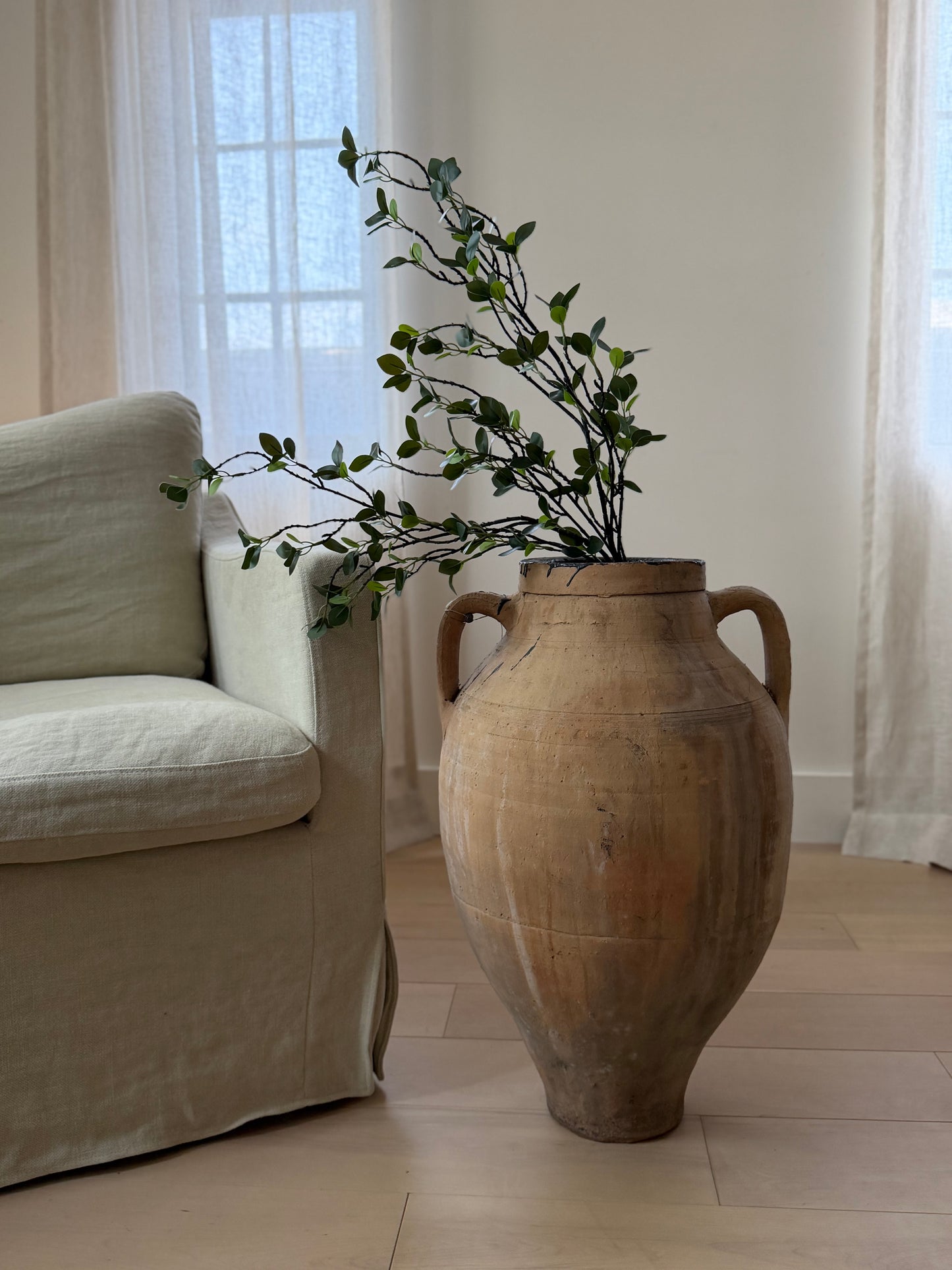 Terracotta 2 Handle Vessel - V