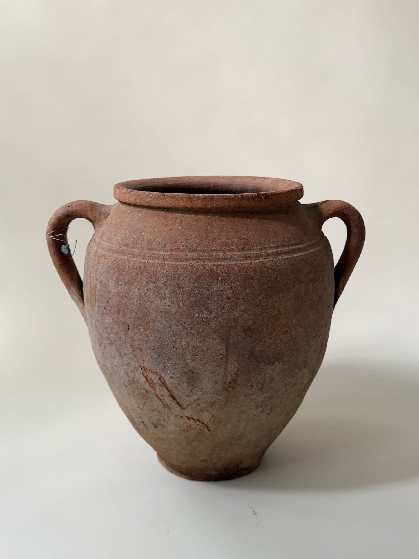 2 Handle Terracotta Vessel - VII