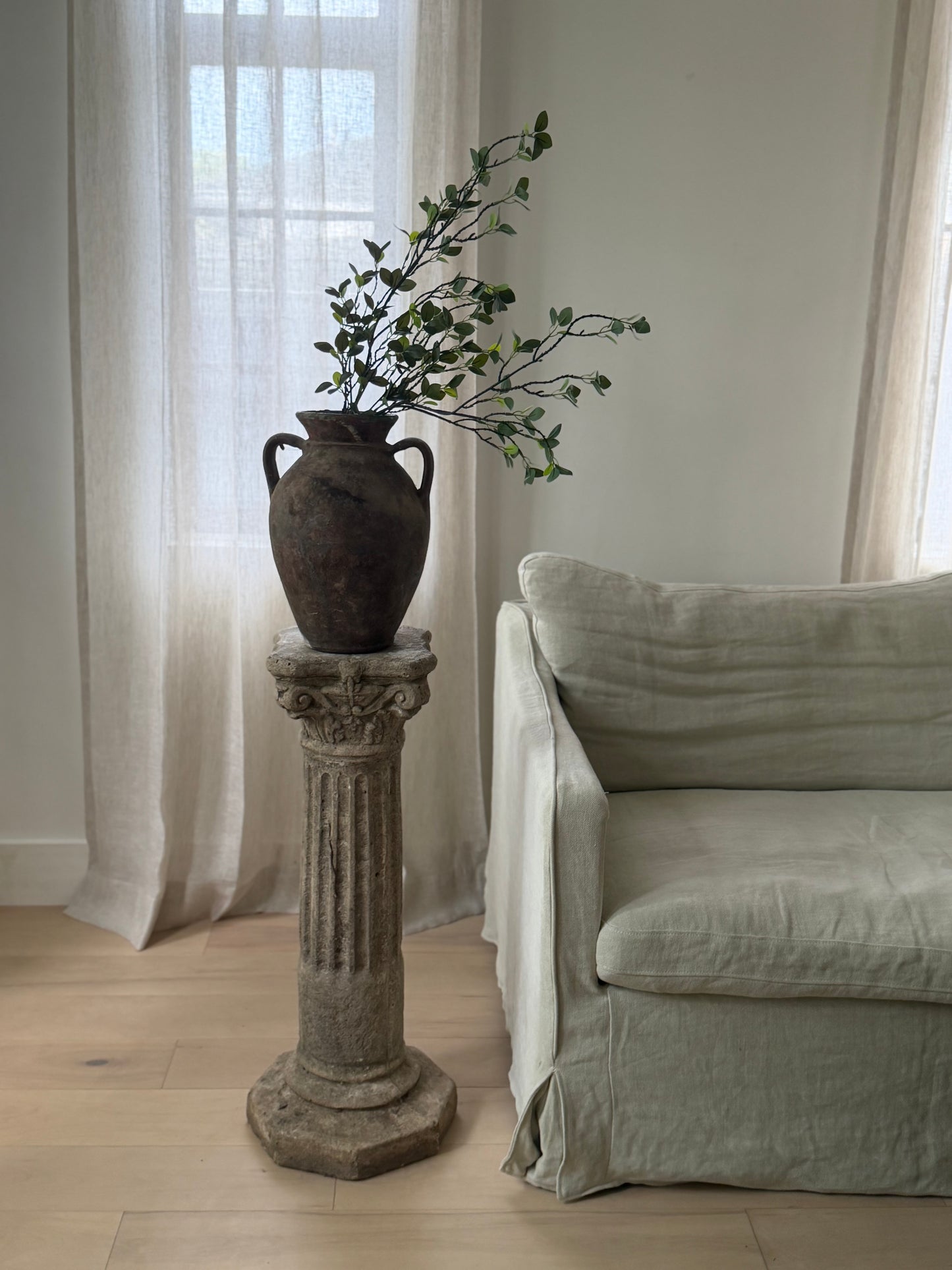 Konya Pot - Brown & Jade