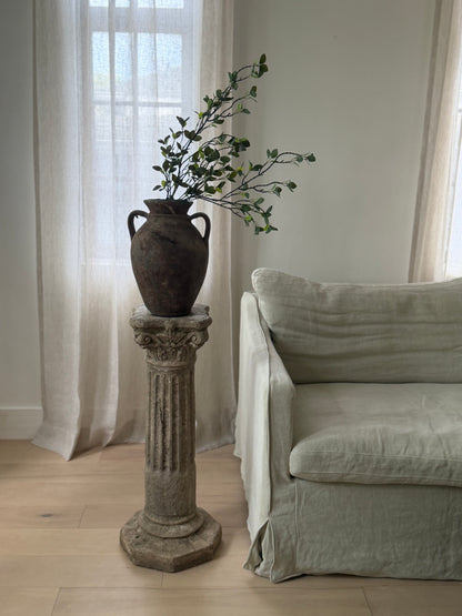 Konya Pot - Brown & Jade
