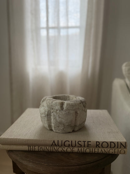 Turkish Marble Mortar & Pestle