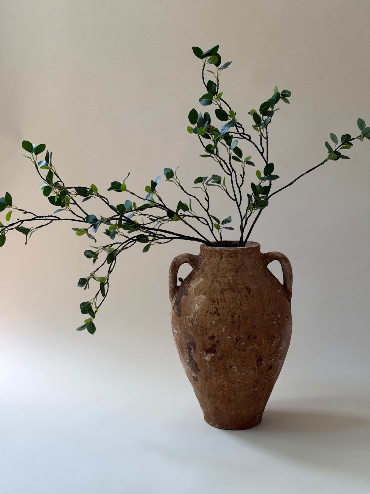Double Handled Vessel - Brown Texture