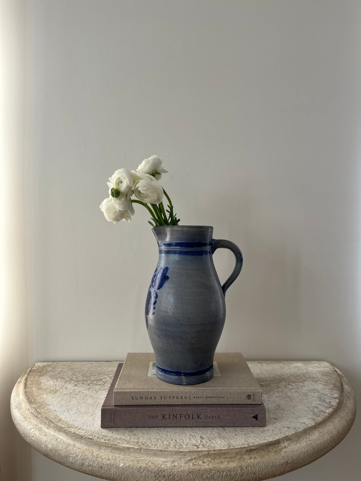 Salt Glazed Alsace Pitcher I