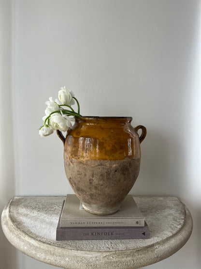 Large Antique Confit Pot III