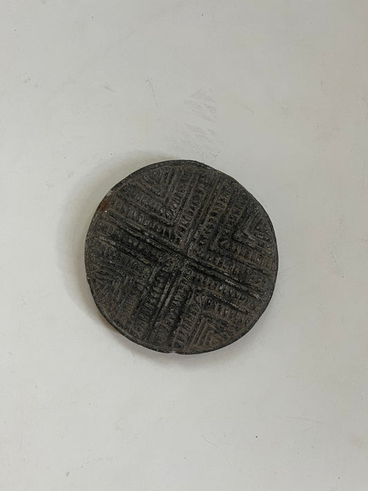 Small Vintage Clay Biscuit Mold