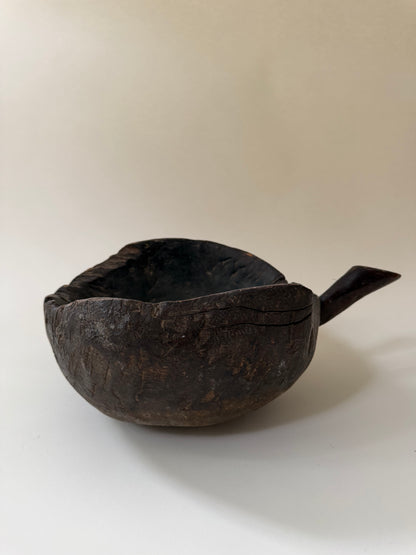 Primitive Handled Dough Bowl