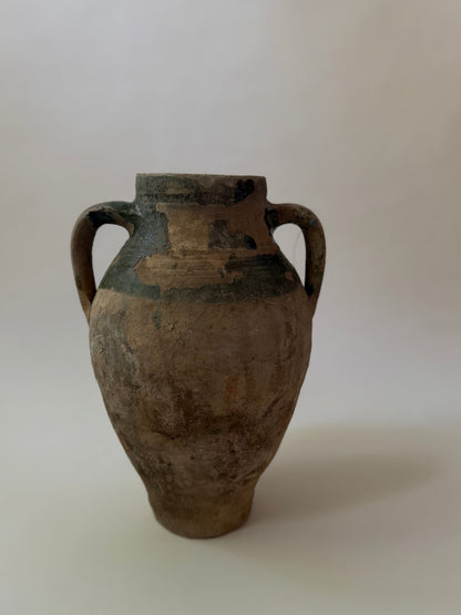 Konya Pot - Natural & Verdant Green