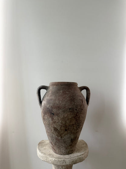 2 Handle Vessel- Brown Patina