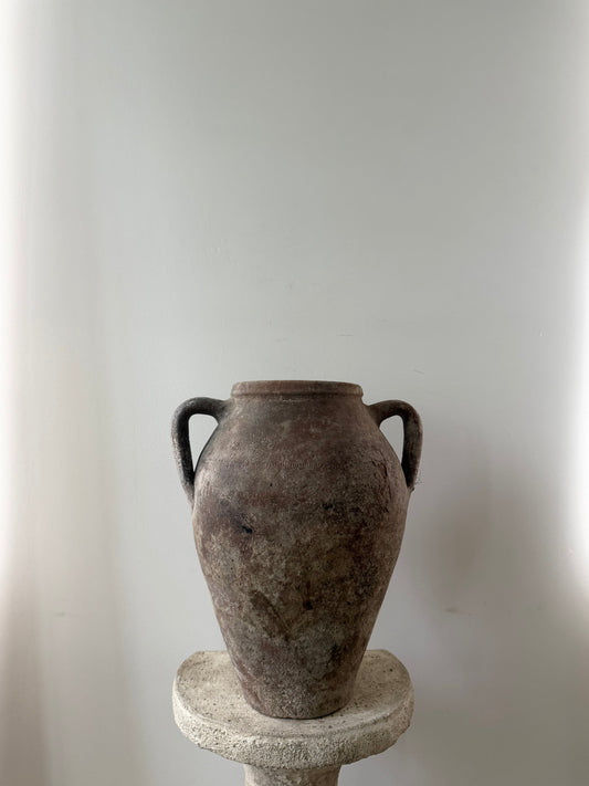 2 Handle Vessel- Brown Patina