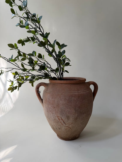 2 Handle Terracotta Vessel - VII