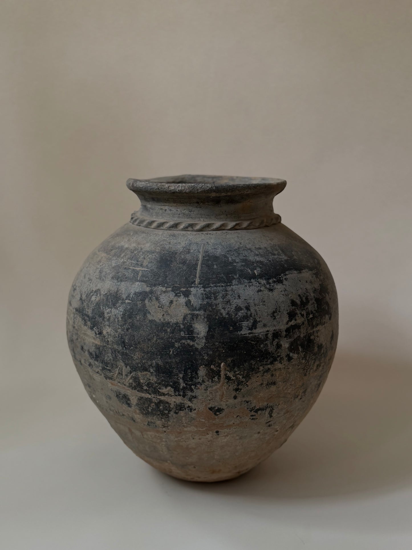 Black Clay Water Pot - Large
