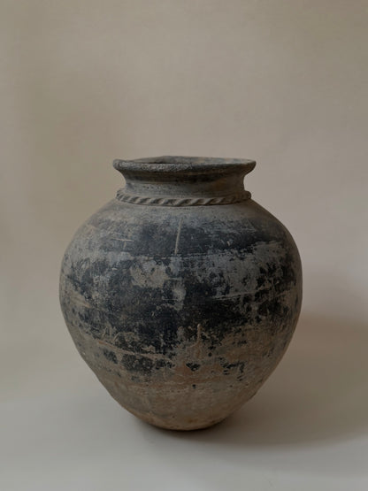 Black Clay Water Pot - Large