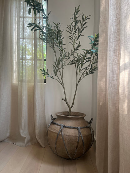 Vintage Indonesian Anyam Pot, No. 002