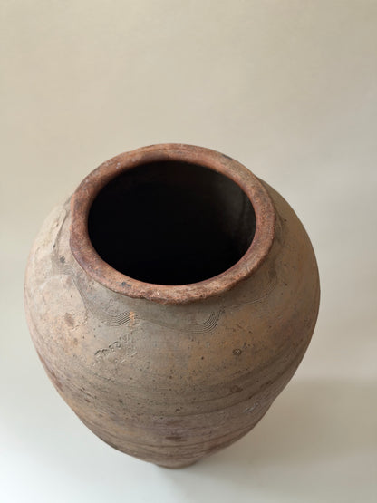Vintage Olive Jar - I