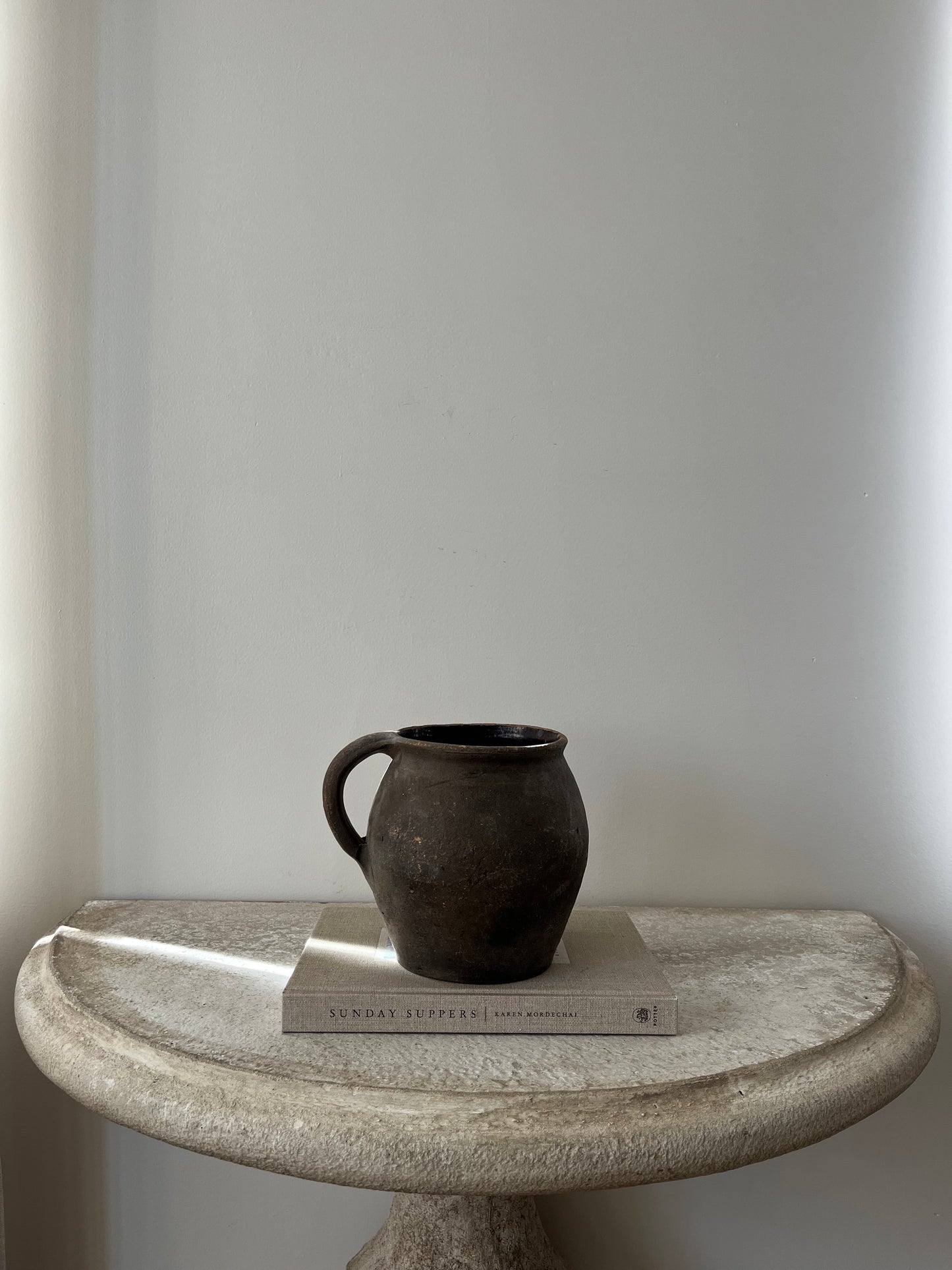 Small Brown French Pot