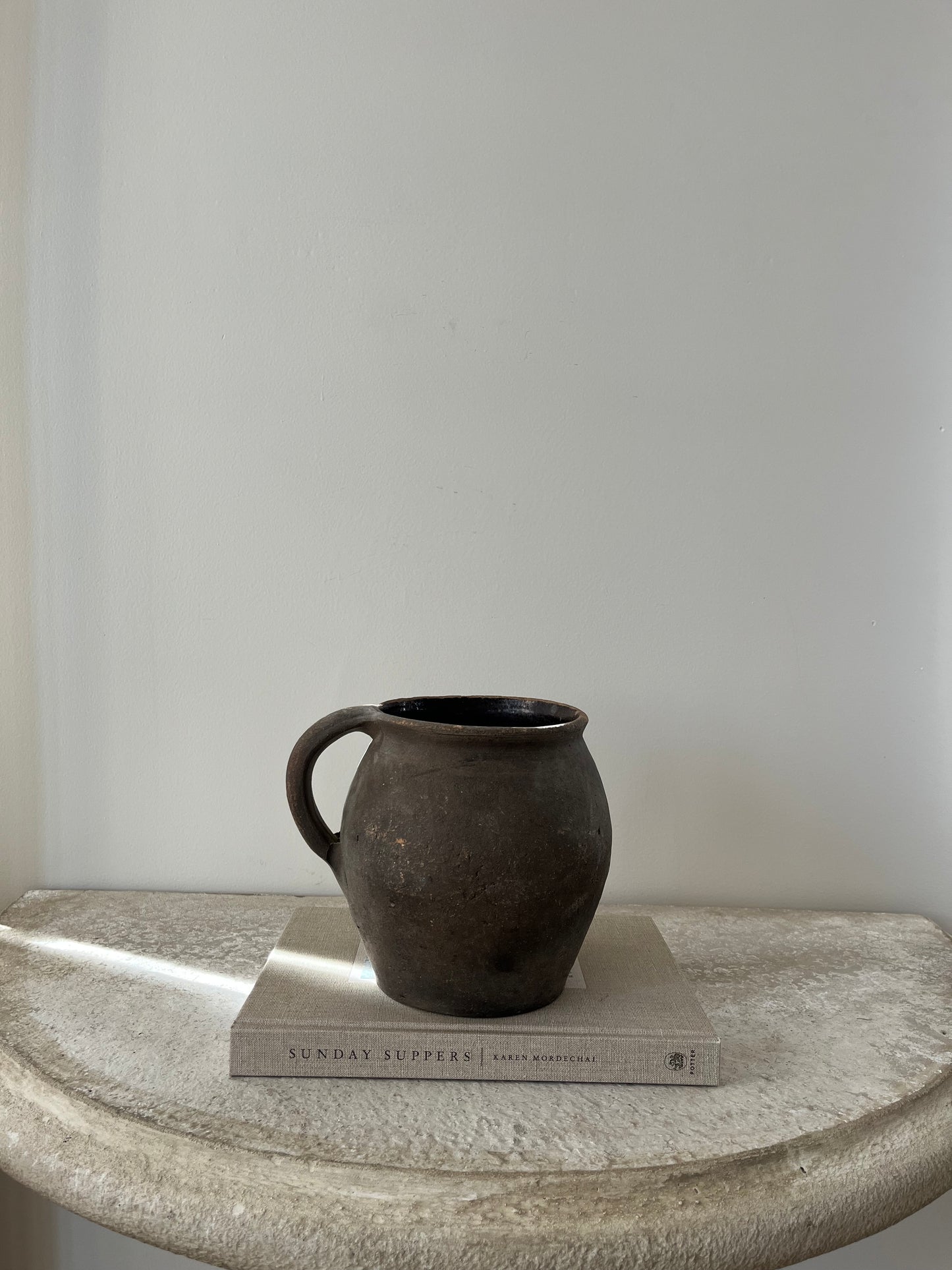Small Brown French Pot