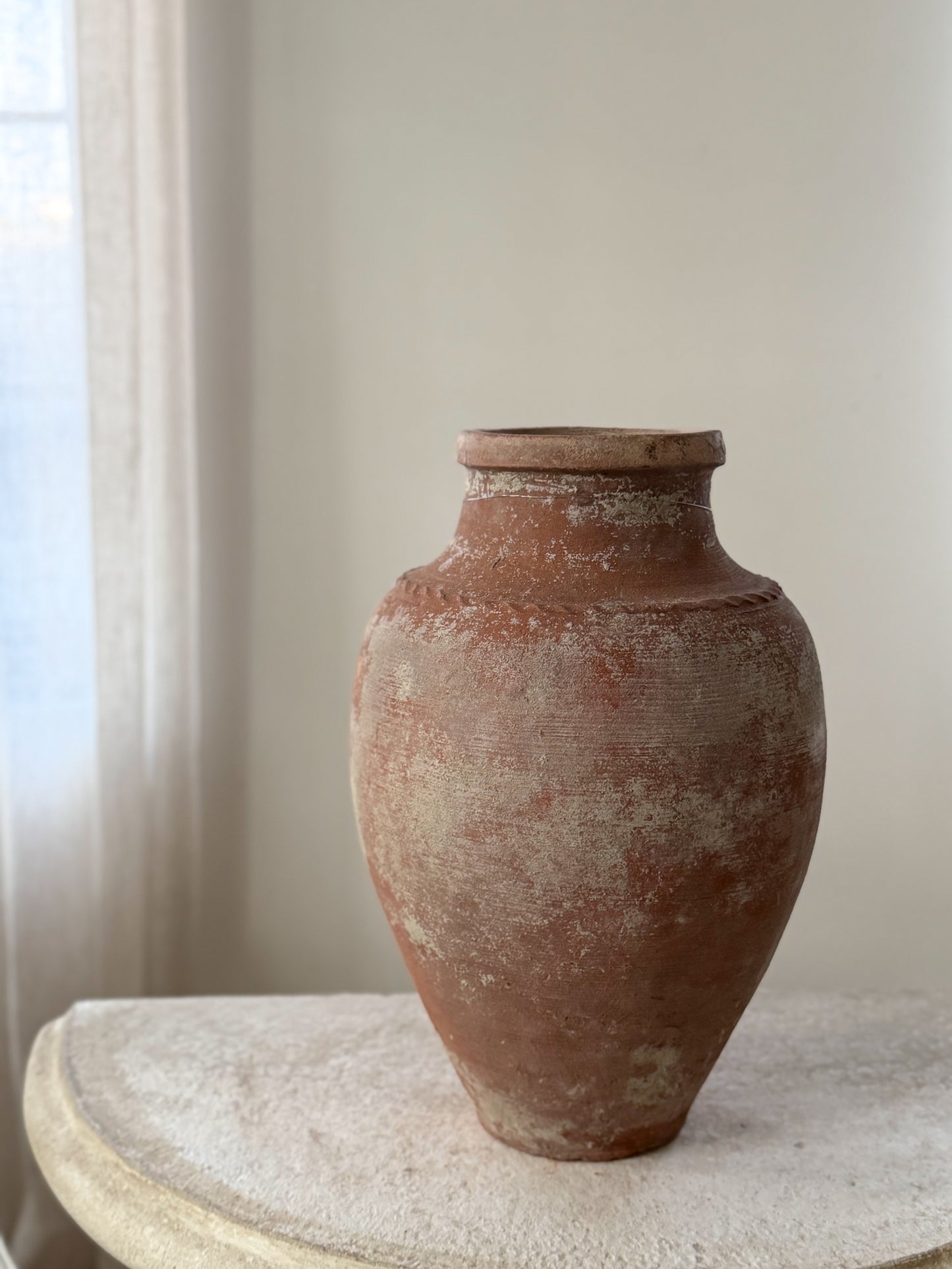 Belted Terracotta Vessel