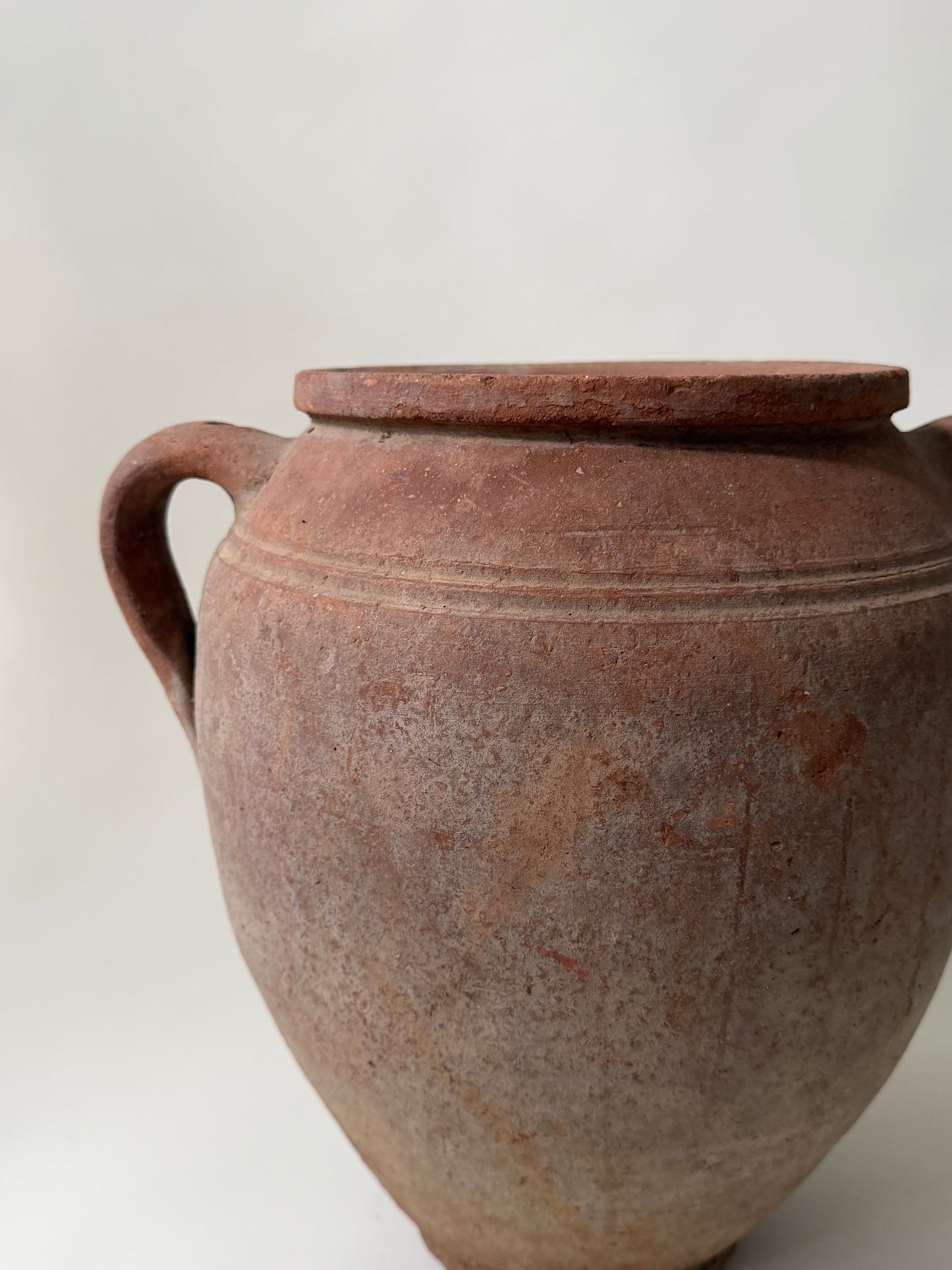 2 Handle Terracotta Vessel - VII