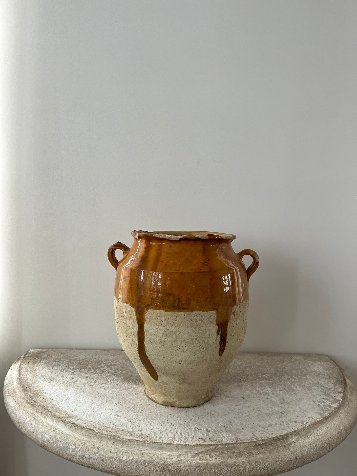 Antique French Confit Pot