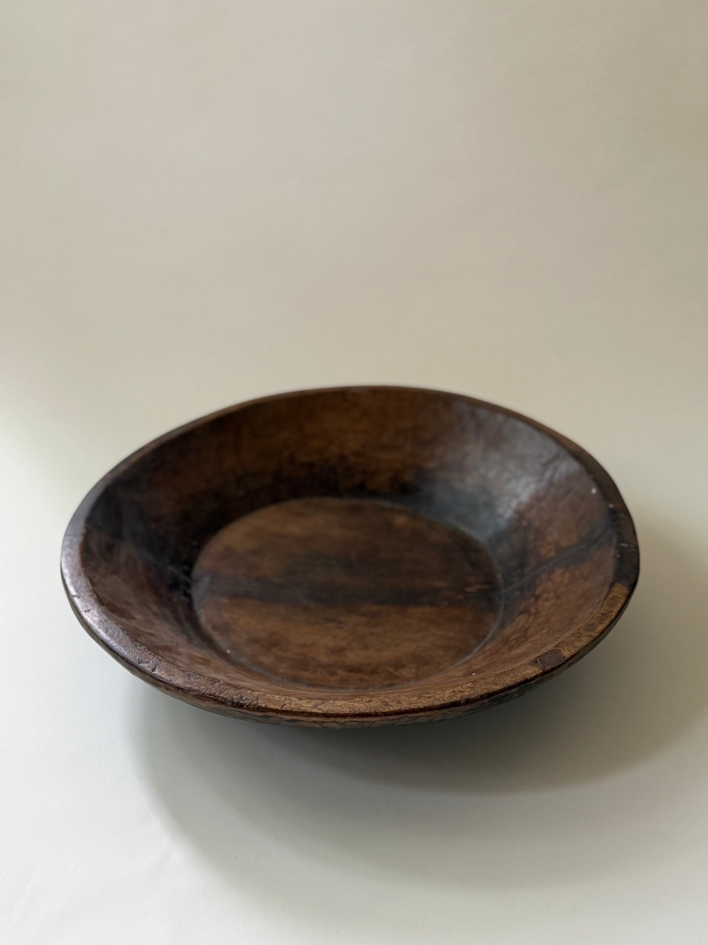 Vintage Wood Bowl - Dark II