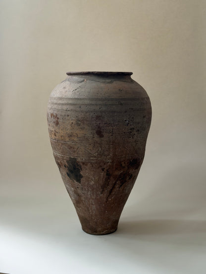 Vintage Olive Jar - I