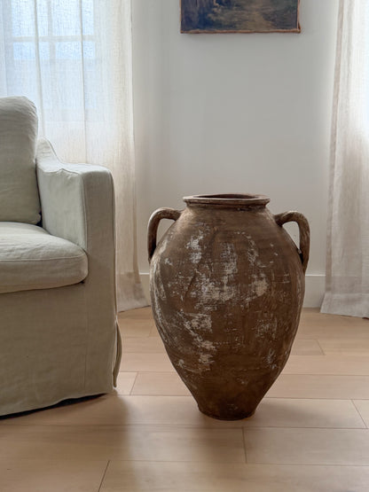 XL 2 Handle Pot - Brown Texture