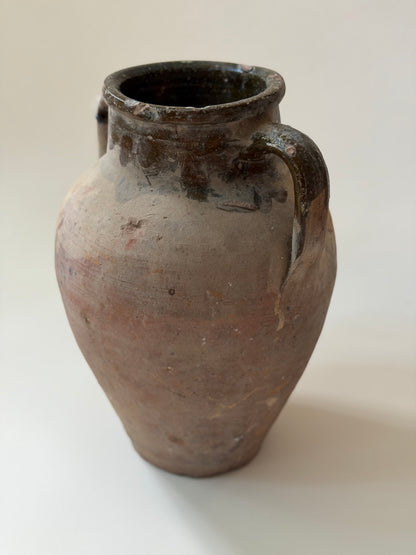 Konya Pot - Terracotta & Olive