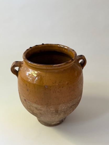 Large Antique Confit Pot - I