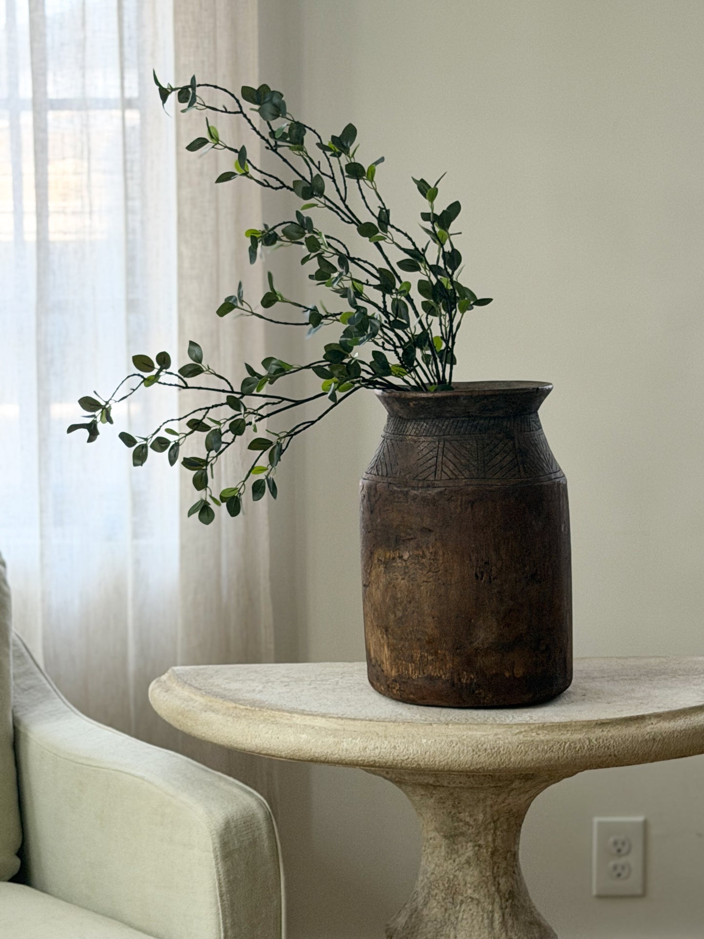 Found Wood Vessel