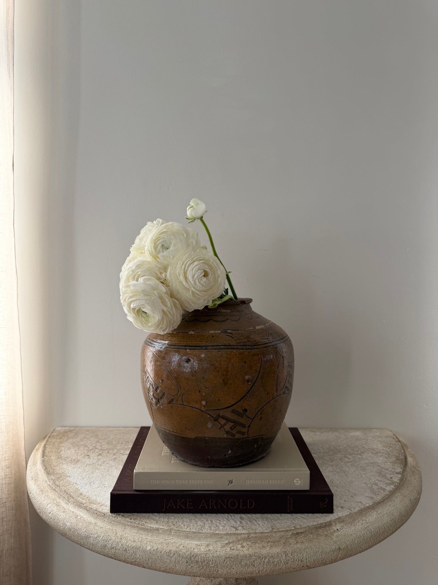 Mustard Vintage Ginger Jar