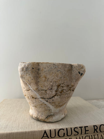 Tall French Marble Mortar