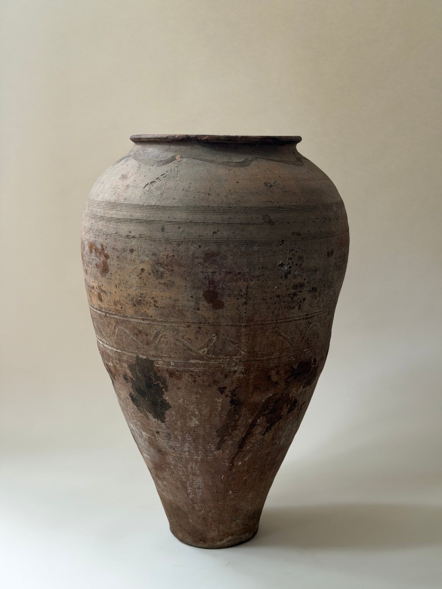 Vintage Olive Jar - I