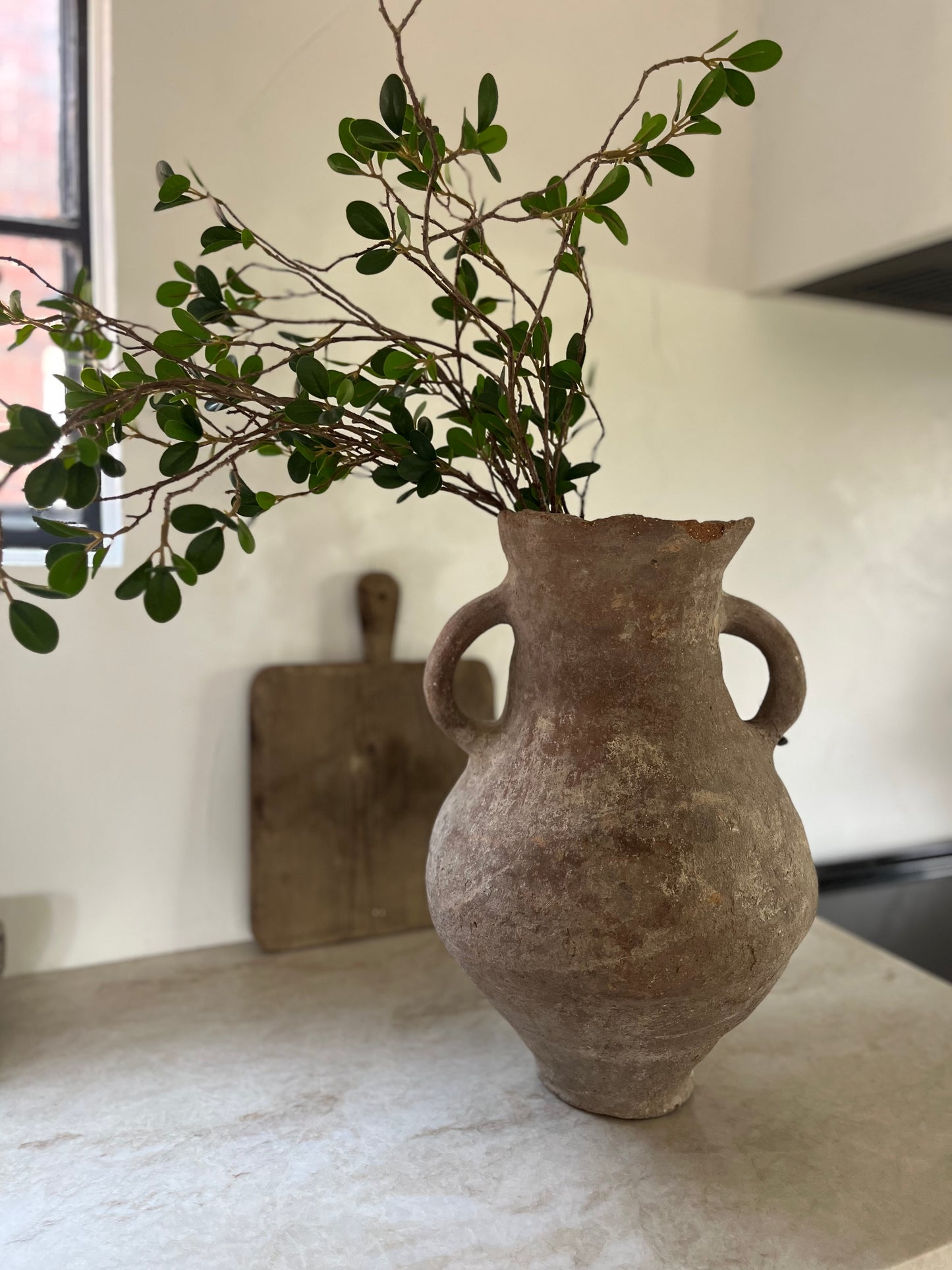 Antique Terracotta 2 Handle Vessel